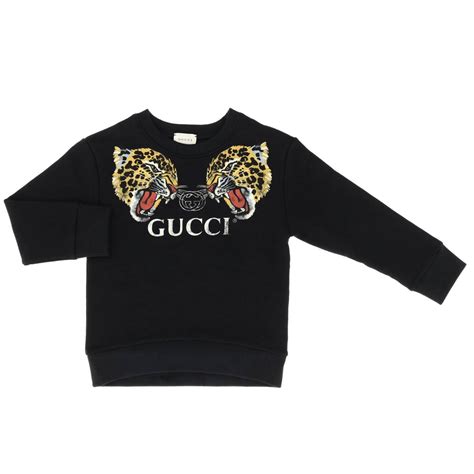 maglia gucci nera con marchio rosso e bianvo|Maglieria Gucci da donna .